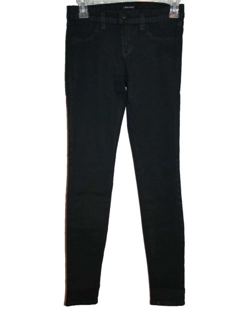 J Brand Jeans Women's Size 25 (25x29) Black Super Skinny Stretch Ankle Denim